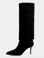 Bottes hautes à talons aiguilles