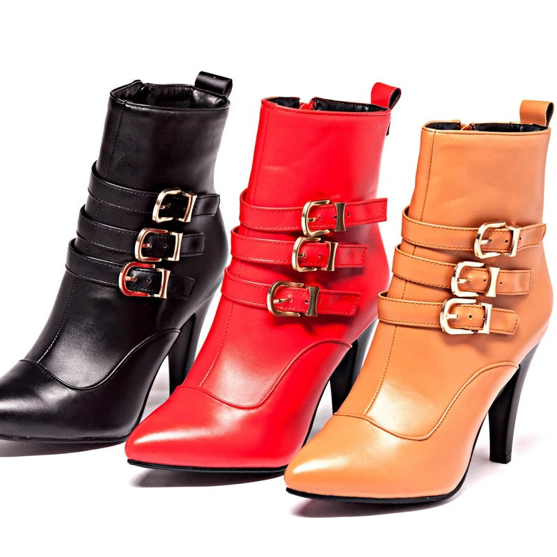 Bottines à bout pointu