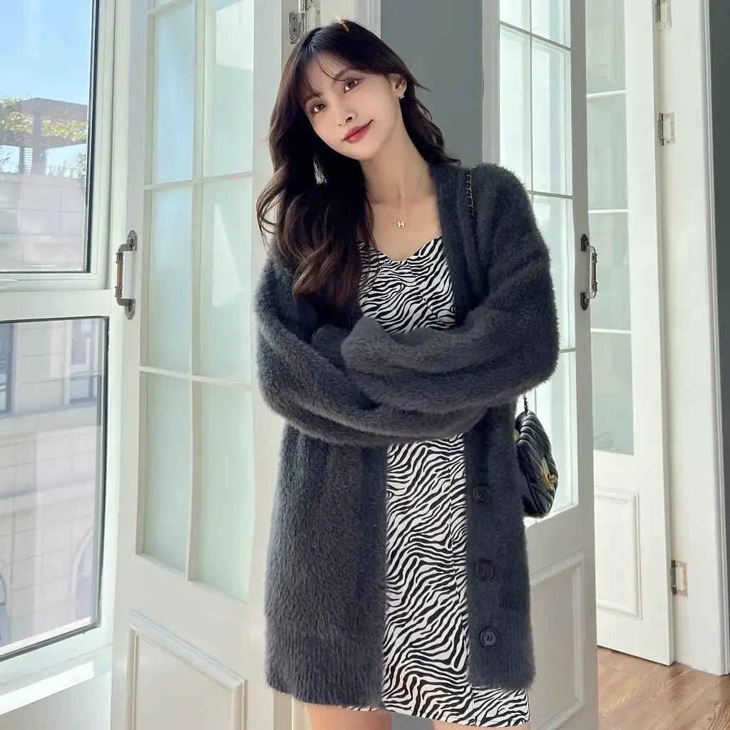 winter clothes women cardigan korean fashion fall 2025 fashion women clothing new arrivals vintage knitwears long sleeve top