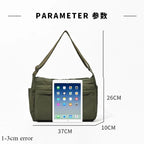 Casual Multi-pocket Messenger Bags for Women Fashion Nylon Shoulder Bag Ladies Large Handbags Female Travel Shopping Tote Purse