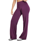 Pantalon à taille droite ultra doux pour femmes GYM Pilates sport de course