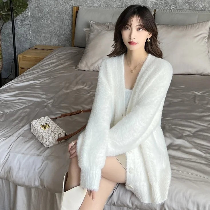 winter clothes women cardigan korean fashion fall 2025 fashion women clothing new arrivals vintage knitwears long sleeve top